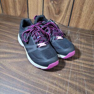 Women Steel Toe Work Shoes Size: 6 Blue Patch